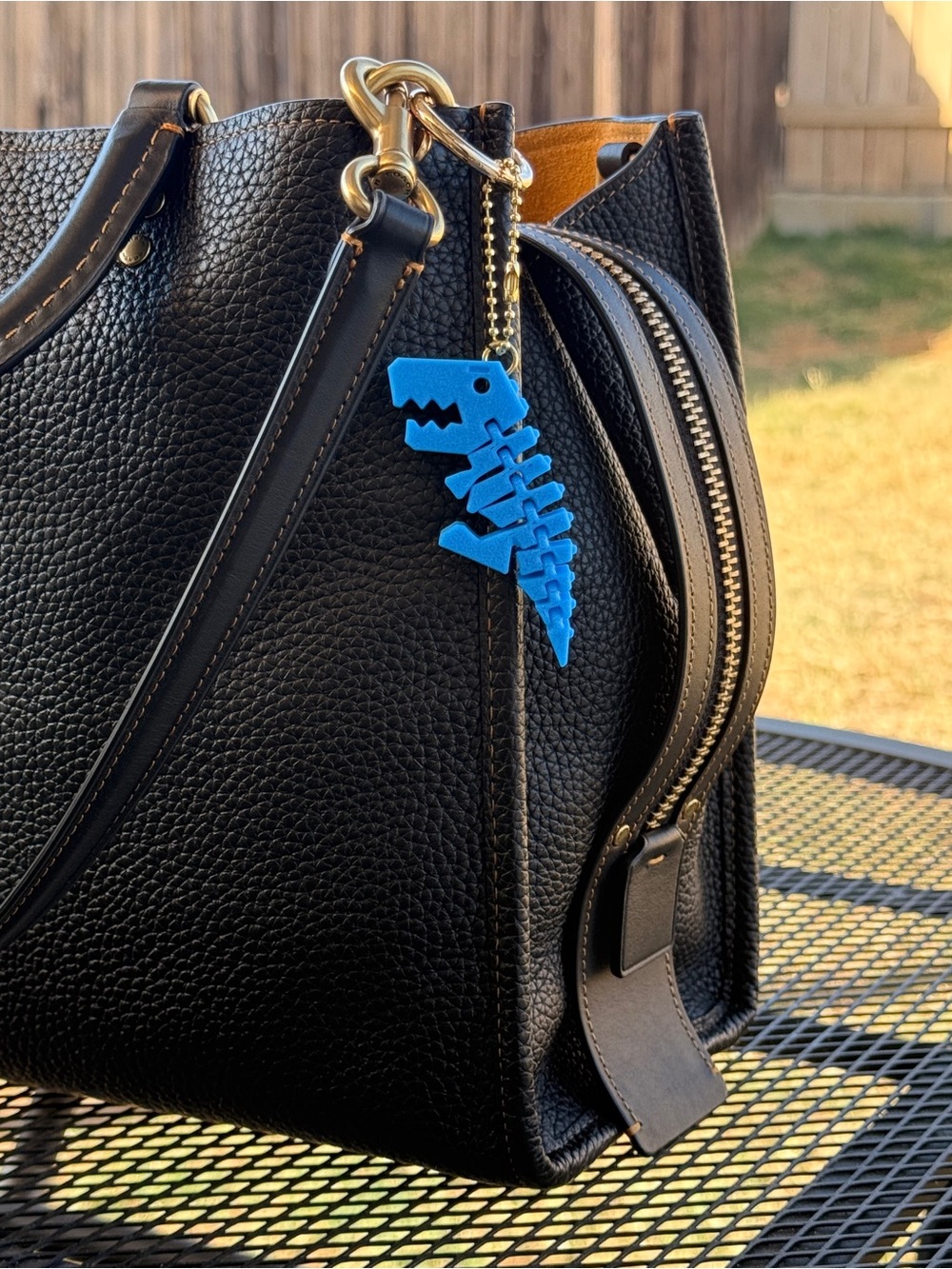 Flexy Sexy Rexy Dinosaur T-Rex Keychain Ball Chain Bag Charm